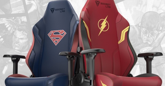 Secretlab x DC นำ Superman และ The Flash ดัดแปลงสู่ลวดลายบนเก้าอี้เกมมิ่งสุดสง่างาม
