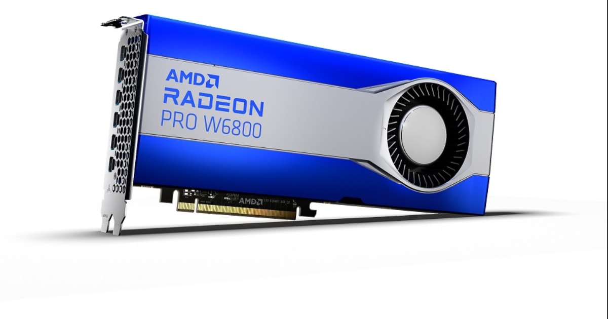 AMD Radeon PRO W6000 Series กราฟิกการ์ดใหม่ เพื่อนักออกแบบงานด้าน CAD, วิศวกร