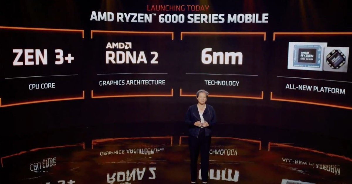 AMD เปิดตัวโปรเซสเซอร์ Ryzen 6000 Series สถาปัตยกรรม Zen 3+ รองรับแรม DDR5 และกราฟิก RDNA2