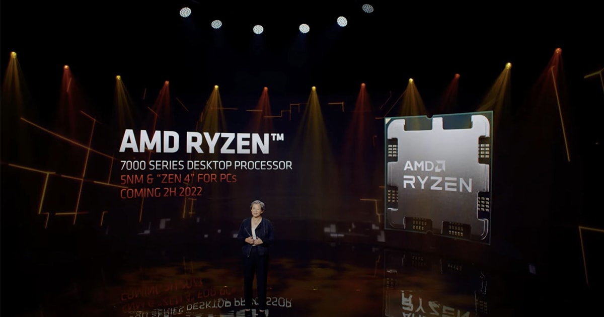 AMD เผยโฉมชิป Ryzen 7000 ชิป 5 นาโนเมตรสถาปัตยกรรม Zen 4 คาดเปิดตัวครึ่งหลังปี 2022