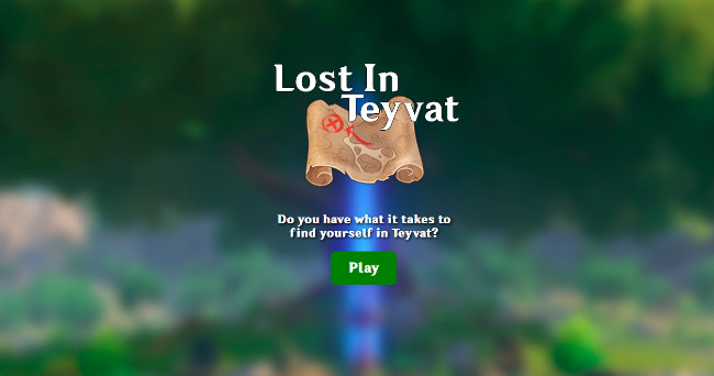 Lost In Teyvat หลงทางในโลก Teyvat เกมทายสถานที่ในโลกของ Genshin Impact ที่ได้รับแรงบันดาลใจจาก Geoguessr